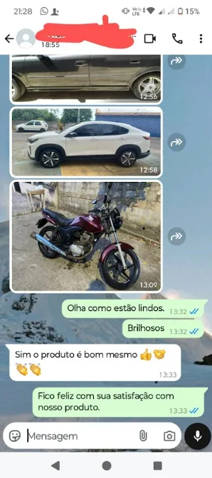 "Olha como estão lindos. Brilhosos."